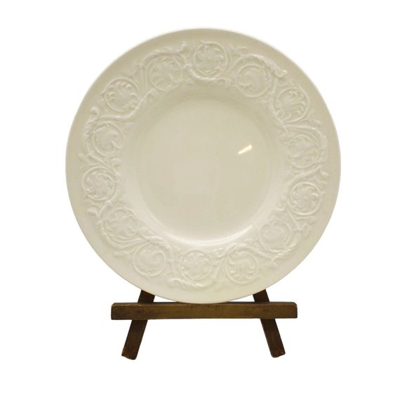 Wedgwood Patrician Bread Dessert‎ Plates Set 2x Ivory England Etruria 6.5" - Picture 1 of 6